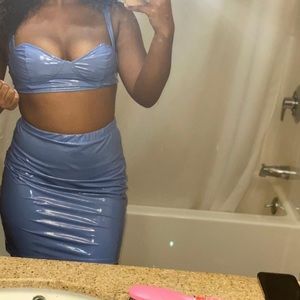 SHEIN 2 blue piece set